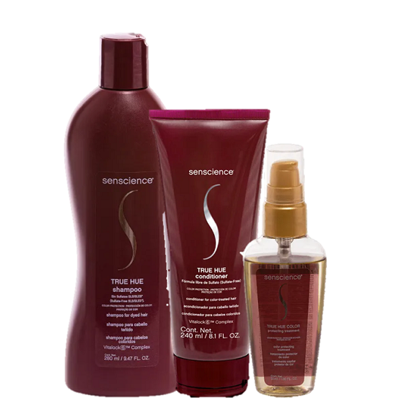 Senscience Kit True Hue Shampoo 280ml Condicionador 240ml e Oleo Capilar 55ml - 1