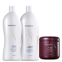 Senscience Balance - Shampoo+Condicionador 1L+Mascara Inner Restore Intensif 500ml - 1