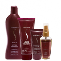 Senscience True Hue Shampoo 280ml Condicionador 240ml Inner Restore Intensif 50ml e Oleo Capilar 55ml - 1