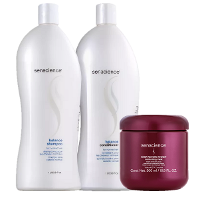 Kit Senscience Balance Duo 1L e Inner Restore Intensif Moisturizing Mask 500ml - 1