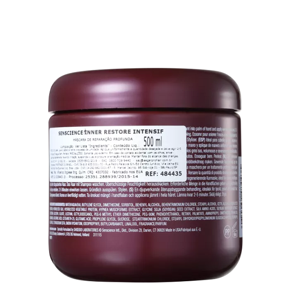 Senscience Inner Restore Intensif Moisturizing Mask - Hidratação Intensiva 500ml - 3