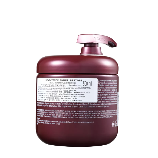 Senscience Inner Restore Moisturizing - Máscara de Hidratação 500ml - 2