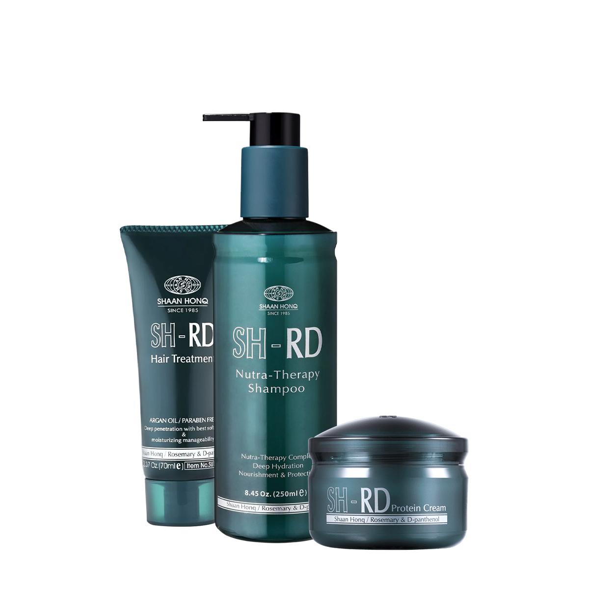 Kit SH-RD Nutra Therapy Shampoo Máscara Argan Oil e Leave-in Restaurador (3 Produtos) - 1