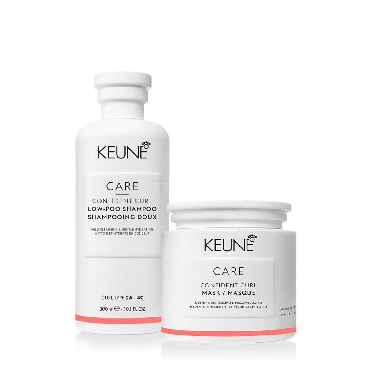 Kit Keune Care Confident Curl Shampoo Máscara (2 produtos) - 1