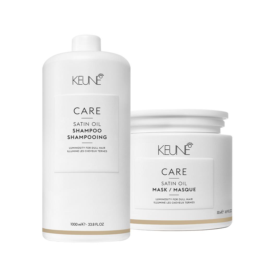 Kit Keune Care Satin Oil Shampoo e Máscara (2 Produtos) - 1