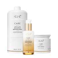 Kit Keune Care Satin Oil Shampoo Litro Máscara e Lumi Coat Supreme Cream (3 produtos) - 1