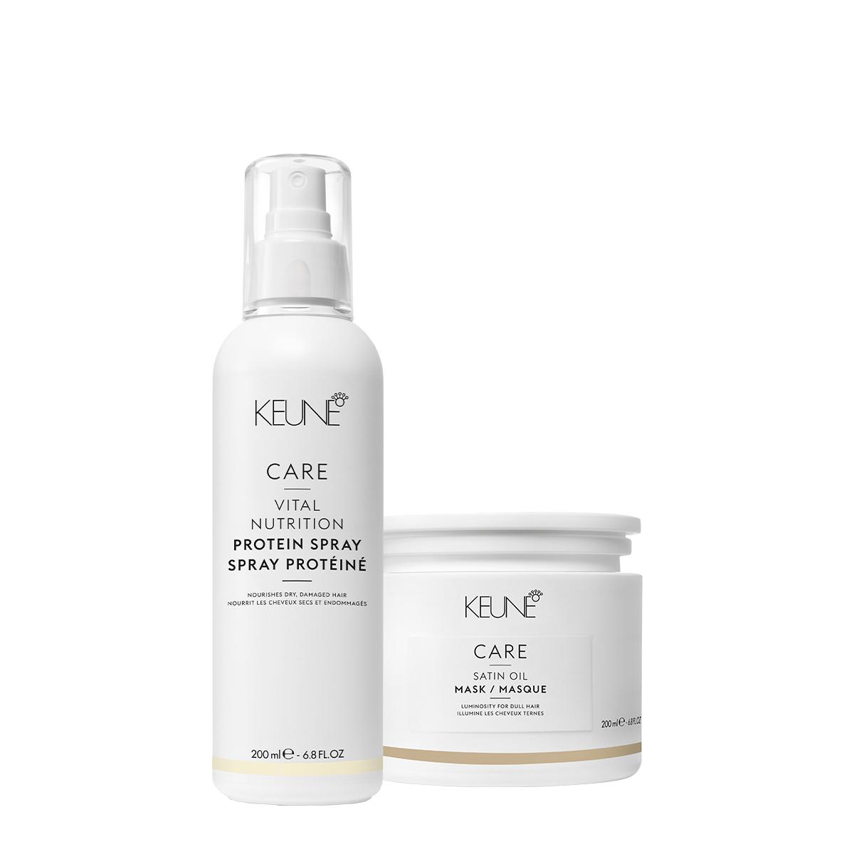 Kit Keune Care Satin Oil Máscara e Vital Nutrition Protein (2 produtos) - 1