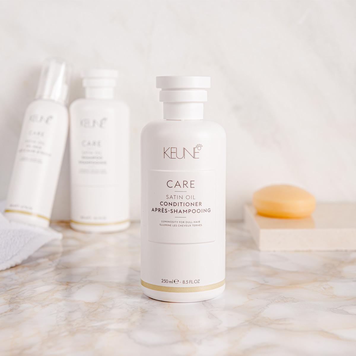 Kit Keune Care Satin Oil Shampoo Condicionador e Lumi Coat Supreme Cream  (3 produtos) - 3