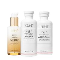 Kit Keune Care Keratin Smooth Shampoo Condicionador e Lumi Coat Supreme Cream (3 produtos) - 1