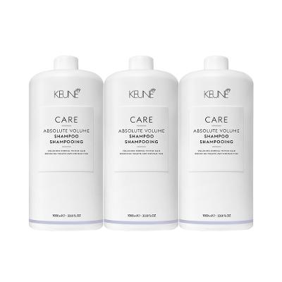 Kit Keune Care Absolute Volume - Shampoo 1L (3 unidades)