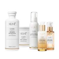 Kit Keune Satin Oil Shampoo Mask Lumi Coat Supreme Oil (5 produtos) - 1