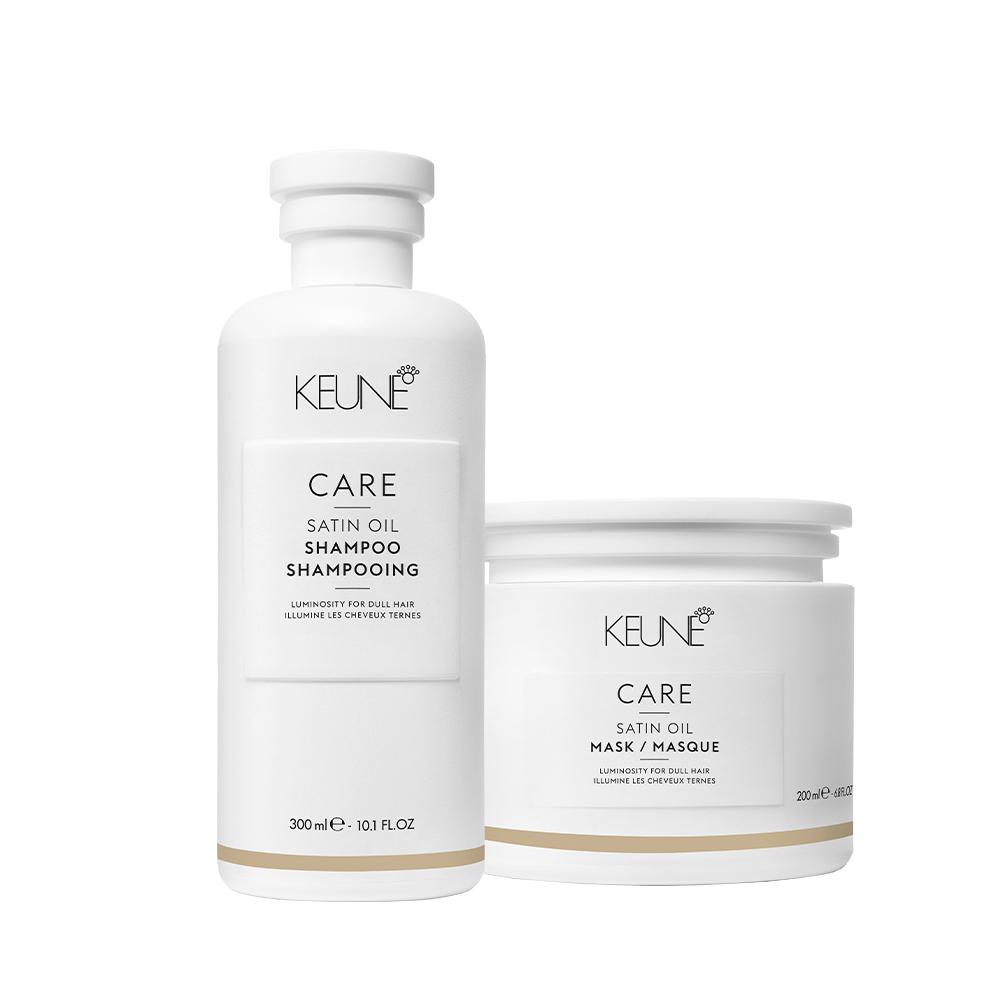 Kit Keune Satin Oil Shampoo Mask (2 produtos) - 1