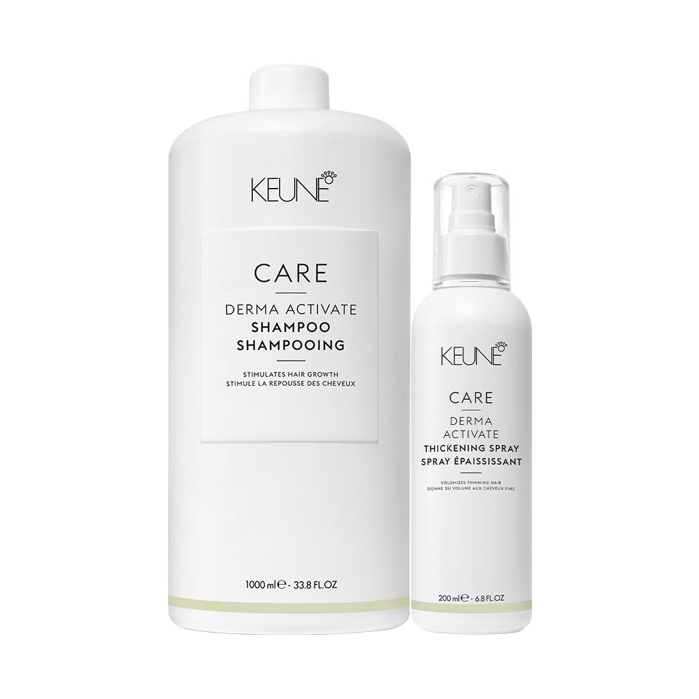 Kit Keune Care Derma Activate Shampoo Litro Leave-in (2 produtos) - 1