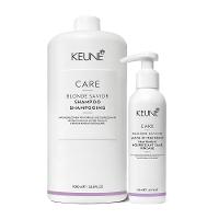 Kit Keune Care Blonde Savior Shampoo 1L + Leave-In (2 produtos) - 1