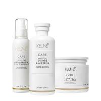 Kit Keune Care Satin Oil Shampoo Máscara e Lumi Coat Finalizador (3 produtos) - 1