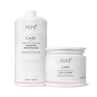 Kit Keune Care Keratin Smooth Shampoo Litro Mask (2 produtos) - 1