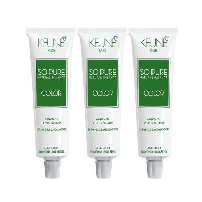 Kit Keune So Pure Color 4  Coloração 60ml (3 unidades)