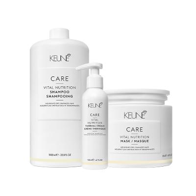 Kit Keune Care Vital Nutrition Shampoo Litro Máscara Thermal Cream (3 produtos)