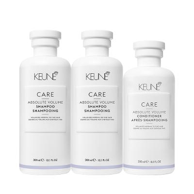 Kit Keune Care Absolute Volume Shampoo e Condicionador (3 produtos)