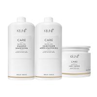 Kit Keune Care Satin Oil Shampoo Condicionador 1L Máscara (3 produtos) - 1