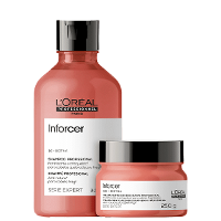 Kit L'Oréal Professionnel Inforcer Serie Expert Shampoo 300ml + Máscara 250g (2 Produtos) - 1