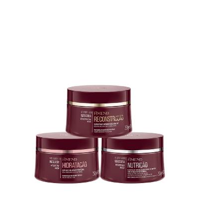 Amend Máscaras Essenciais Kit Cronograma Capilar ( 3 Produtos)