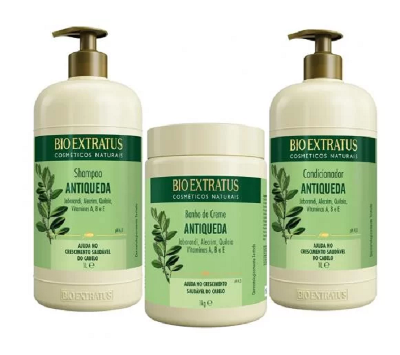 Bio Extratus Jaborandi Trio (Shampoo + Cond + Banho de Creme 1L)