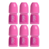 Hi & Dri Roll-On Powder Fresh Antiperspirant Desodorante 50ml - 6 Unidades - 1