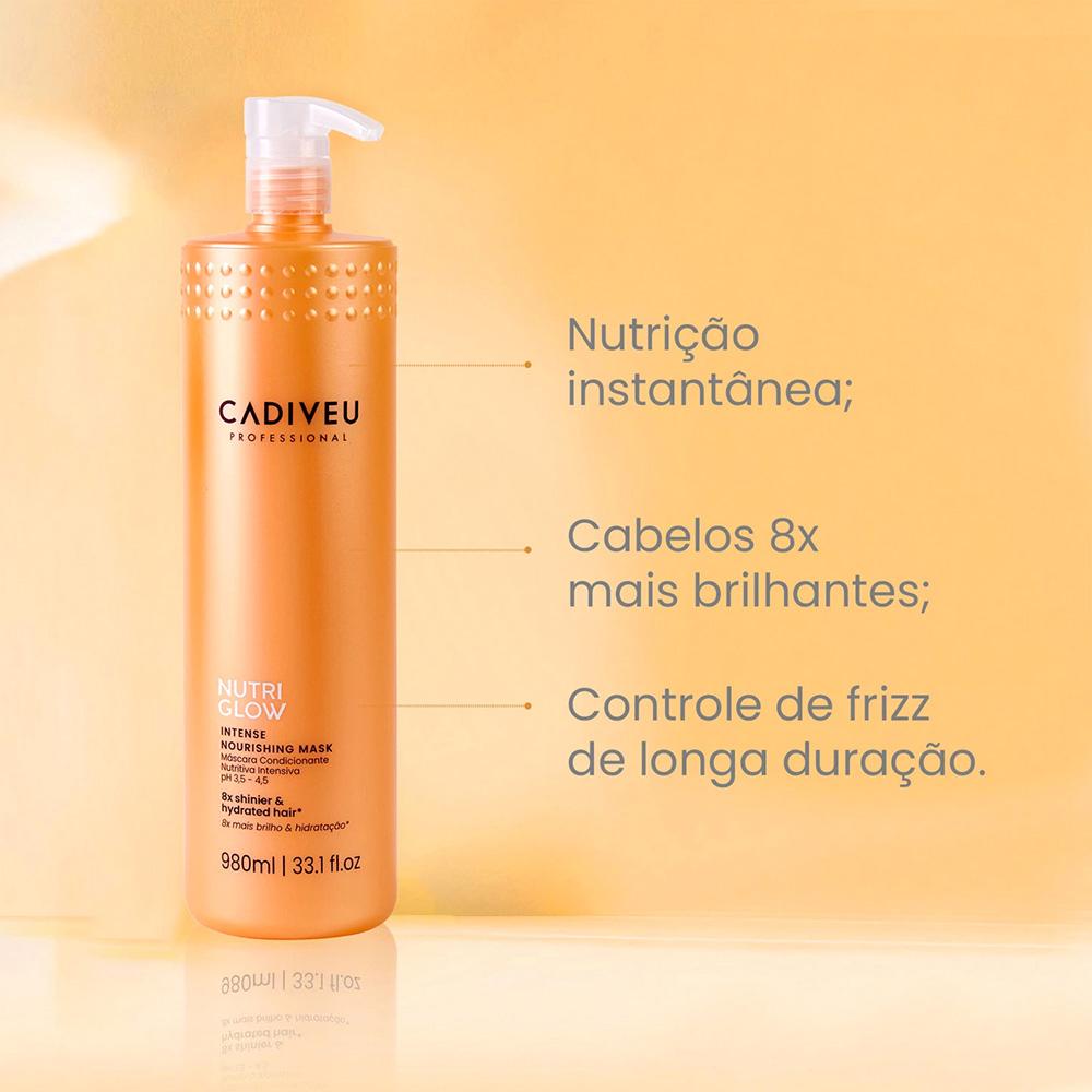 Cadiveu Professional Nutri Glow - Máscara Nutritiva Condicionante 980ml - 5
