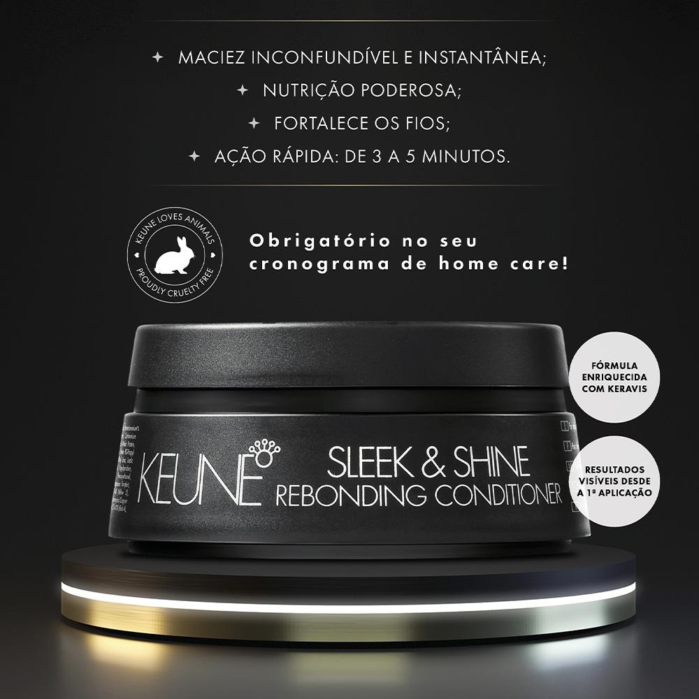 Keune Sleek & Shine Rebonding Mask - Máscara de Reconstrução 200ml - 2