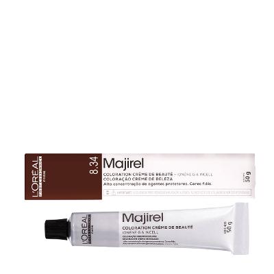 L'Oréal Professionnel Majirel Louro Claro Dourado Acobreado 8.34 - Coloração 50g
