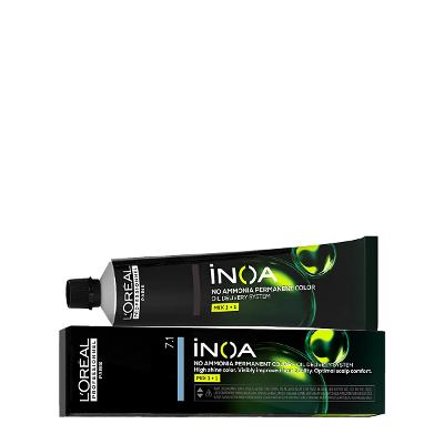 L'Oréal Professionnel Inoa 7.1 Louro Acinzentado - Coloração 60g