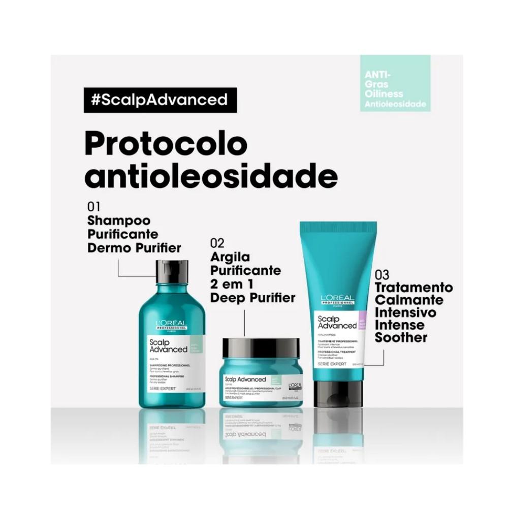 L'Oréal Professionnel Scalp Advanced Anti Gras Oiliness  Máscara Argila 250ml - 2