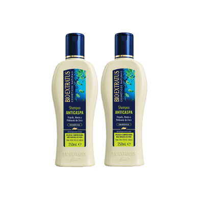 Kit Bio Extratus - Shampoo Anticaspa 250ml (2 unidades)