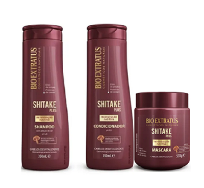 Bio Extratus Shitake Plus (Shampoo+Condicionador 350g+Mascara 500g)