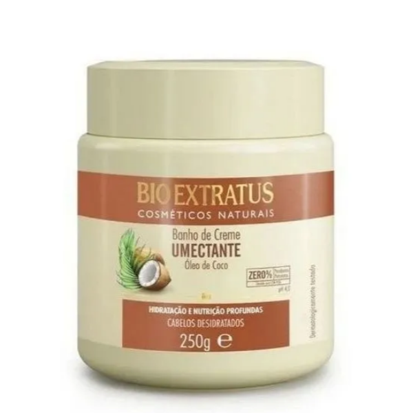 Bio Extratus Umectante De Óleo De Coco Shampoo+Condicionador 250ml+Máscara 250g+Finalizador Umectante 150g+Óleo Umectant - 4