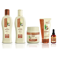 Bio Extratus Umectante De Óleo De Coco Shampoo+Condicionador 250ml+Máscara 250g+Finalizador Umectante 150g+Óleo Umectant - 1