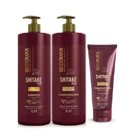 Bio Extratus Shitake Plus (Shampoo+Condicionador 1L+Finalizador Termoprotetor 200g) - 1