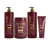 Bio Extratus Shitake Plus (Shampoo+Condicionador 1L+Mascara 1Kg+Finalizador Noite/Dia 200g) - 1