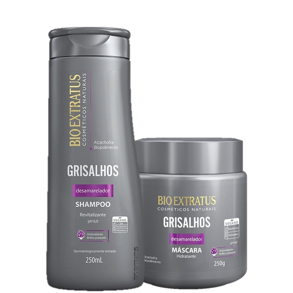 Bio Extratus Grisalhos Kit Mascara Capilar e Shampoo - 1