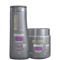 Bio Extratus Grisalhos Kit Mascara Capilar e Shampoo - 1
