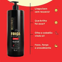 Kit Bio Extratus Força Com Pimenta Shampoo Condicionador Litro e Máscara P (3 produtos) - 2