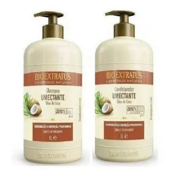 Bio Extratus Umectante Óleo de Coco (Shampoo+Condicionador 1L) - 1