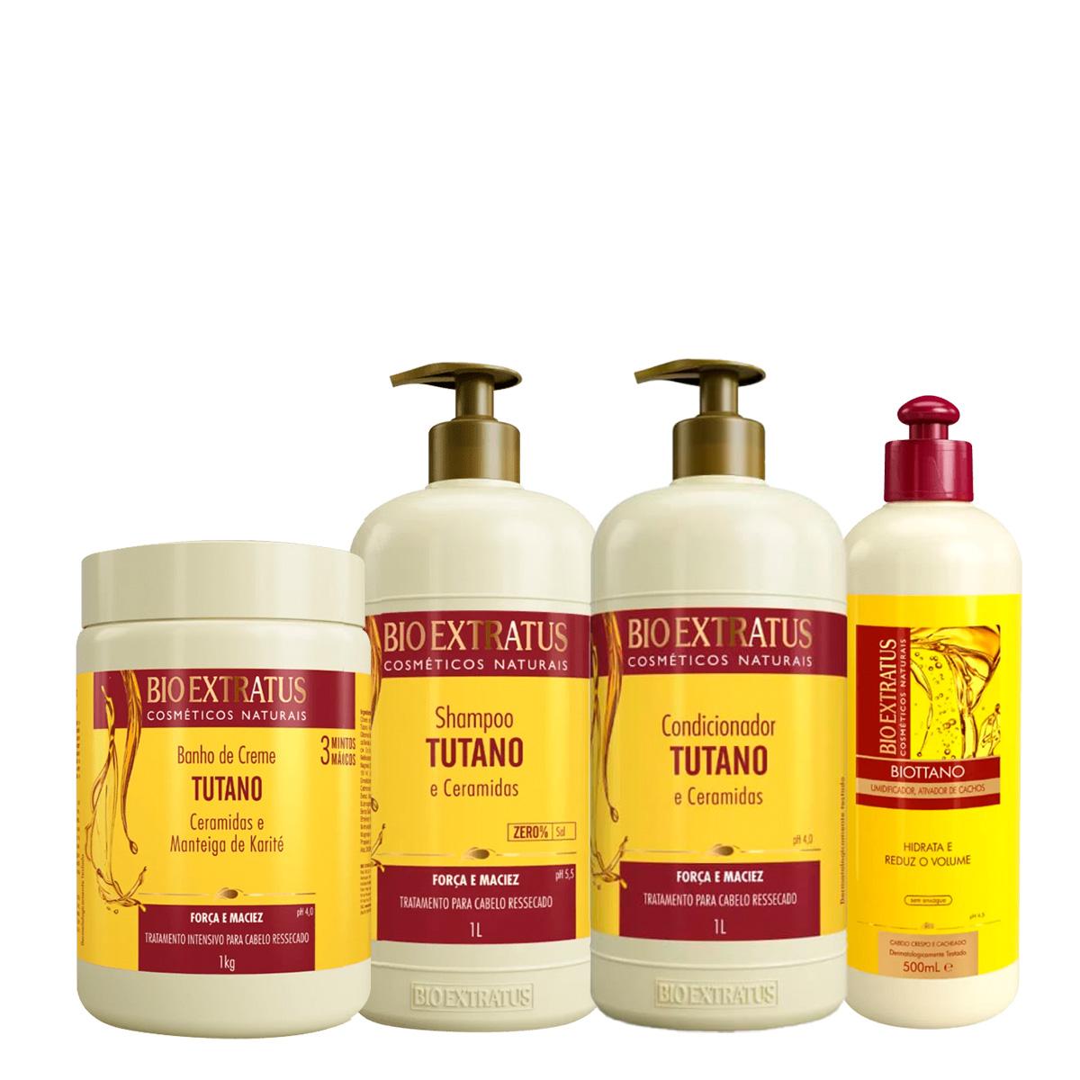 Kit Bio Extratus Tutano Shampoo Condicionador Máscara e Finalizador (4 produtos) - 1