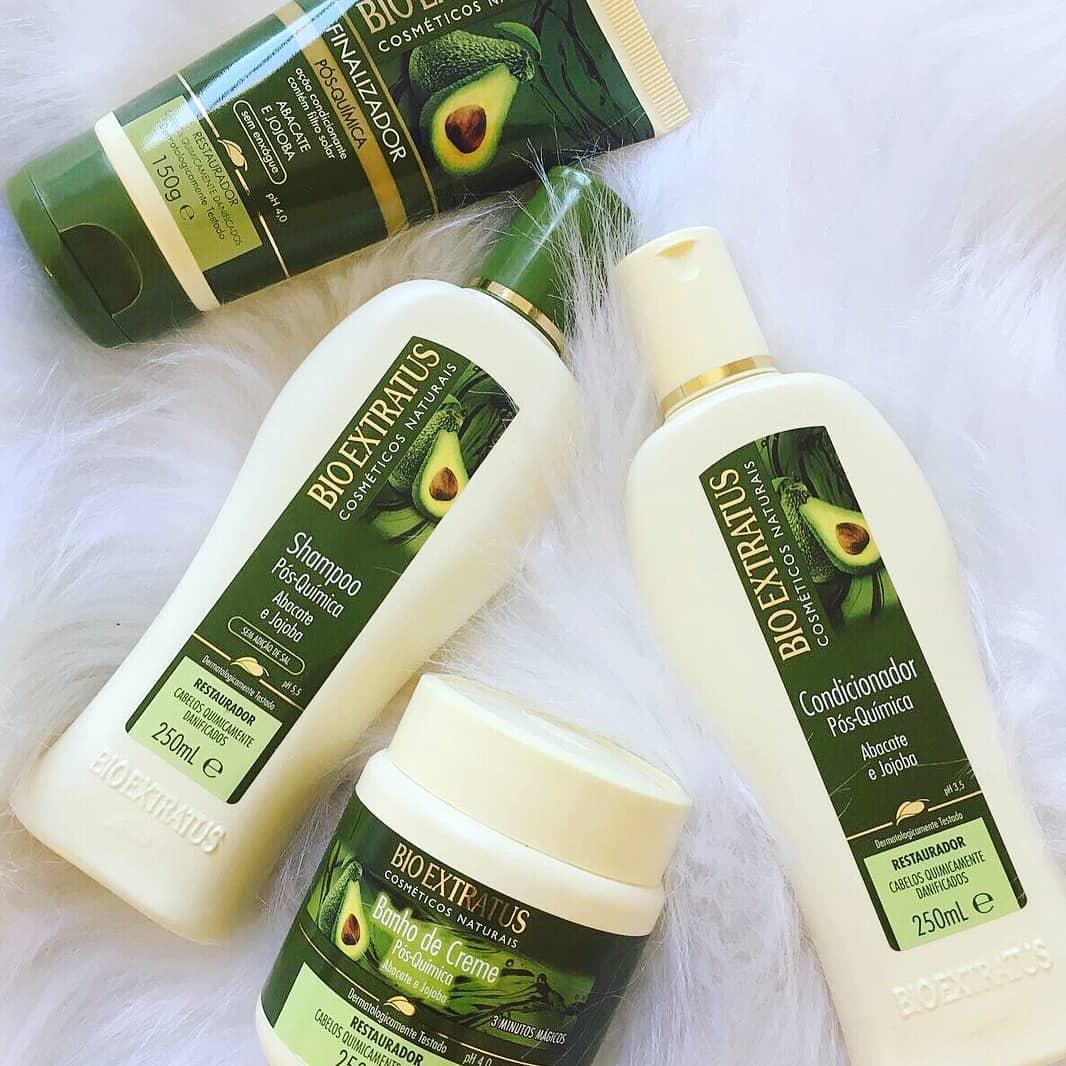 Kit Bio Extratus Pós-Química Shampoo Banho de Creme G e Finalizador (3 produtos) - 2
