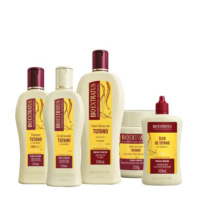 Kit Bio Extratus Tutano Shampoo Condicionador Banho de Creme e Banho de Óleo (5 produtos)