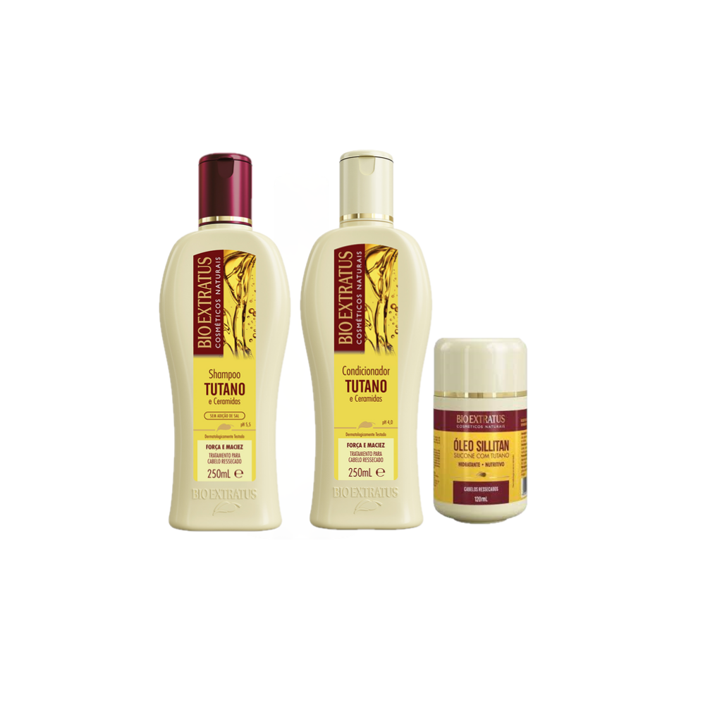 Kit Bio Extratus Tutano Sillitan Cabelos Ressecados (3 produtos) - 1