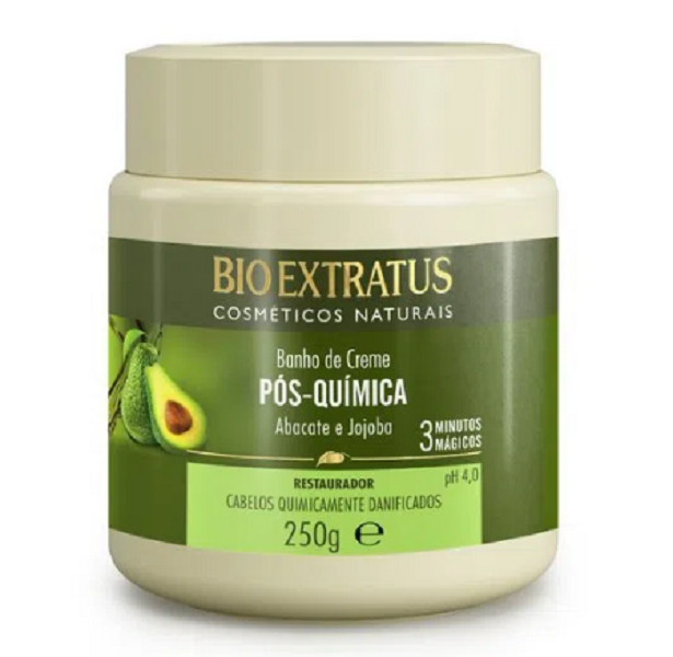Bio Extratus Pos-Quimica Shampoo+Condicionador+Banho de Creme 250ml - 4