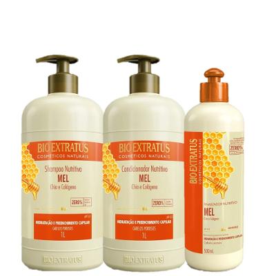 Kit Bio Extratus Mel Duo Preenchimento e Finalizacao Capilar (3 Produtos)