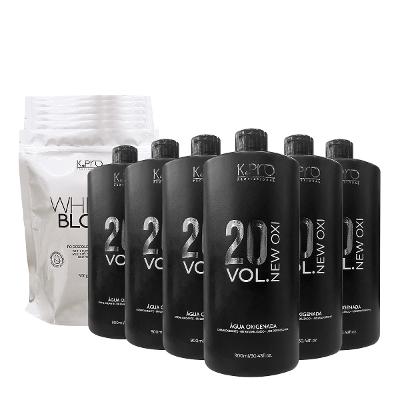 Kit K.Pro White Blonde Ox 20Vol. Atacado (12 produtos)